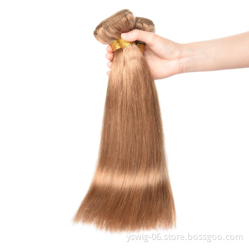 Wholesale Bundle Virgin Brazilian Hair Vendors, Raw Brazilian Virgin Hair, 27# Straight 10a Mink Brazilian Virgin Hair Bundles